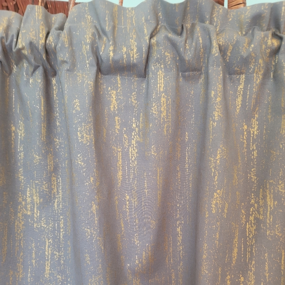 Window Valance Custom Gray - Picture 3 of 4